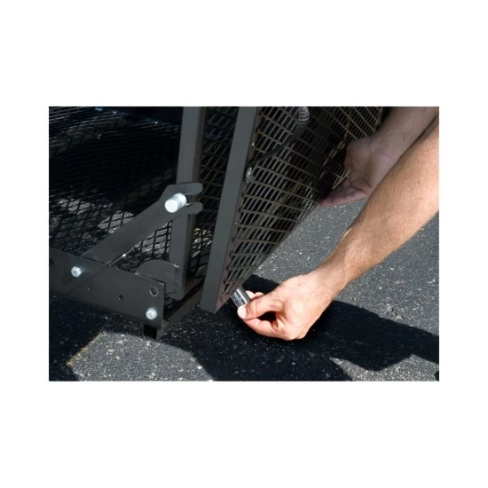 Bi-Fold Ramp for Reese Solo Cargo Carrier Basket Rack For Help Loading Cargo Wheel Chair Generators Blowers and Movers