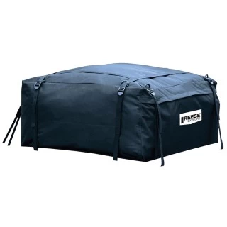 Reese 10 cubic Ft. Roof Top Cargo Bag For Basket Carrier Weather Resistant W/ Tie Down Straps Rack Luggage 37" x 30" x 16" Van Car SUV Camping Box