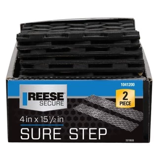 1041200 Reese Sure Step Self Stick Rubber Mat Trailer Wheel Wells Steps Ramps Anywhere where Non Skid Surface is required Reese Sure Step Self Stick Rubber Mat for Trailer Wheel Wells Steps Ramps Anywhere where Non Skid Surface is required