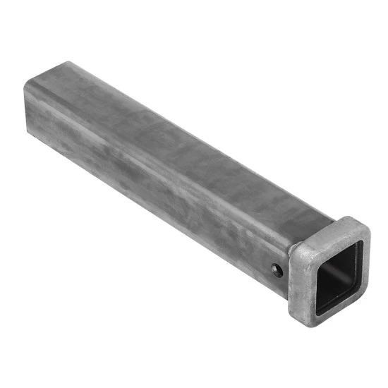 Trailer Hitch Fabrication Part 18" Combo Bar w/Forged Collar 2-1/2" Sq. ID Tow Receiver Unpainted