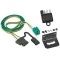 Trailer Wiring and Bracket and Light Tester For 96-03 Chevy Express GMC Savana 1500 2500 3500 w/Factory Tow Package 4-Flat Harness Plug Play