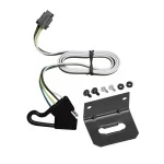 Trailer Wiring and Bracket For 00-04 Nissan Xterra w/ OEM 4-Flat 4-Flat Harness Plug Play