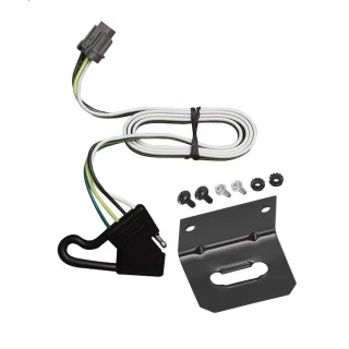 Trailer Wiring and Bracket For 00-04 Nissan Xterra w/ OEM 4-Flat 4-Flat Harness Plug Play
