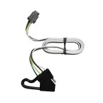 Trailer Wiring and Bracket w/ Light Tester For 00-04 Nissan Xterra w/ OEM 4-Flat Plug & Play 4-Flat Harness