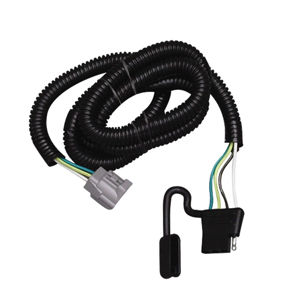 Trailer Hitch 7 Way RV Wiring Kit For 01-03 Toyota Highlander 4Runner Lexus RX300 w/ OEM 4-Flat Plug Prong Pin Brake Control Ready