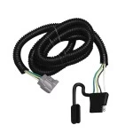 Trailer Hitch 7 Way RV Wiring Kit For 01-03 Toyota Highlander 4Runner Lexus RX300 w/ OEM 4-Flat Plug Prong Pin Brake Control Ready