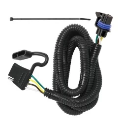 Trailer Hitch Wiring Harness Kit For 10-16 Cadillac SRX w/ OEM Tow Package Plug & Play