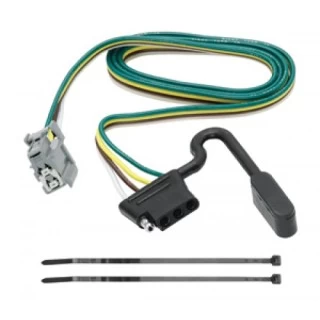 Trailer Wiring and Bracket w/ Light Tester For 10-17 Chevy Equinox GMC Terrain w/ OEM Tow Package Plug & Play 4-Flat Harness