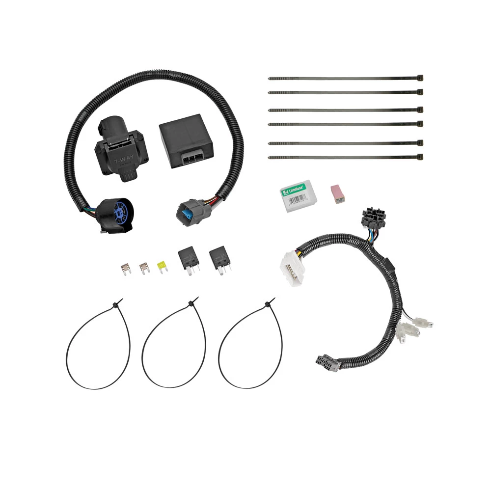 118265 2012 2013 2014 2015 12 13 14 15 Pilot 0 Tekonsha Trailer Tow Wiring Harness 7-Way w/Circuit Protected ModuLite HD Module 7-Way RV Trailer Wiring Harness Kit For 12-15 Honda Pilot All Styles