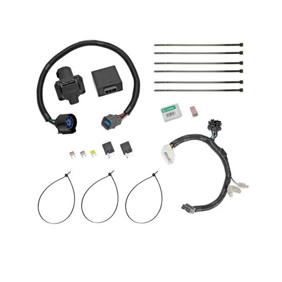 7-Way RV Trailer Wiring Harness w/ Mounting Bracket For 12-15 Honda Pilot All Styles