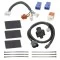 Complete Tow Package For 05-24 Nissan Frontier 09-12 Suzuki Equator w/ 7-Way RV Wiring Harness Kit 2" Ball and Mount Bracket 2" Receiver Class 3