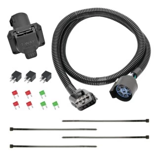 118271 2013 2014 2015 2016 2017 13 14 15 16 17 Enclave 0 Tekonsha Trailer Tow Wiring Harness 7-Way 7-Way RV Trailer Wiring Harness Kit For 2018 Traverse Limited 13-17 Chevy Traverse Buick Enclave GMC Acadia