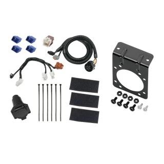 7-Way RV Trailer Wiring Harness w/ Mounting Bracket For 13-20 Nissan Pathfinder 14-21 Infiniti QX60