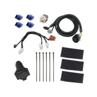 7-Way RV Trailer Wiring Harness w/ Mounting Bracket For 13-20 Nissan Pathfinder 14-21 Infiniti QX60
