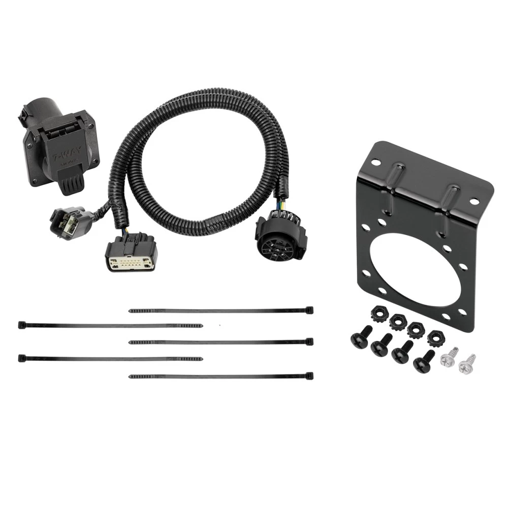 Tow Harness Wiring Package (7-Way) 7-Way Mounting Bracket 118276 118138 Tekonsha 7-Way RV Trailer Wiring Harness Mounting Bracket 17-23 Cadillac XT5 GMC Acadia 19-23 Chevy Blazer All Styles 17 18 19 20 21 22 23 2017 2018 2019 2020 2021 2022 2023 7-Way RV Trailer Wiring Harness w/ Mounting Bracket For 17-24 Cadillac XT5 17-23 GMC Acadia 19-24 Chevy Blazer All Styles