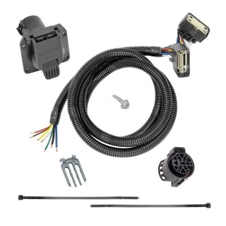 Custom Fit Trailer HitchTow Harness Wiring Package (7-Way) Mounting Bracket for 7-Way Connectors Installation Hardware Installation Instructions 75938 118283 20212 Draw-Tite Trailer Tow Hitch 7-Way RV Wiring 15-20 F-150 Harness Kit Mounting Bracket 2&quo Trailer Tow Hitch w/ 7-Way RV Wiring For 15-20 Ford F-150 Harness Kit Mounting Bracket 2" Tow Receiver