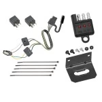 Trailer Wiring and Bracket and Light Tester For 18-24 Chevy Equinox Terrain w/ OEM Tow Package 4-Flat Harness Plug Play