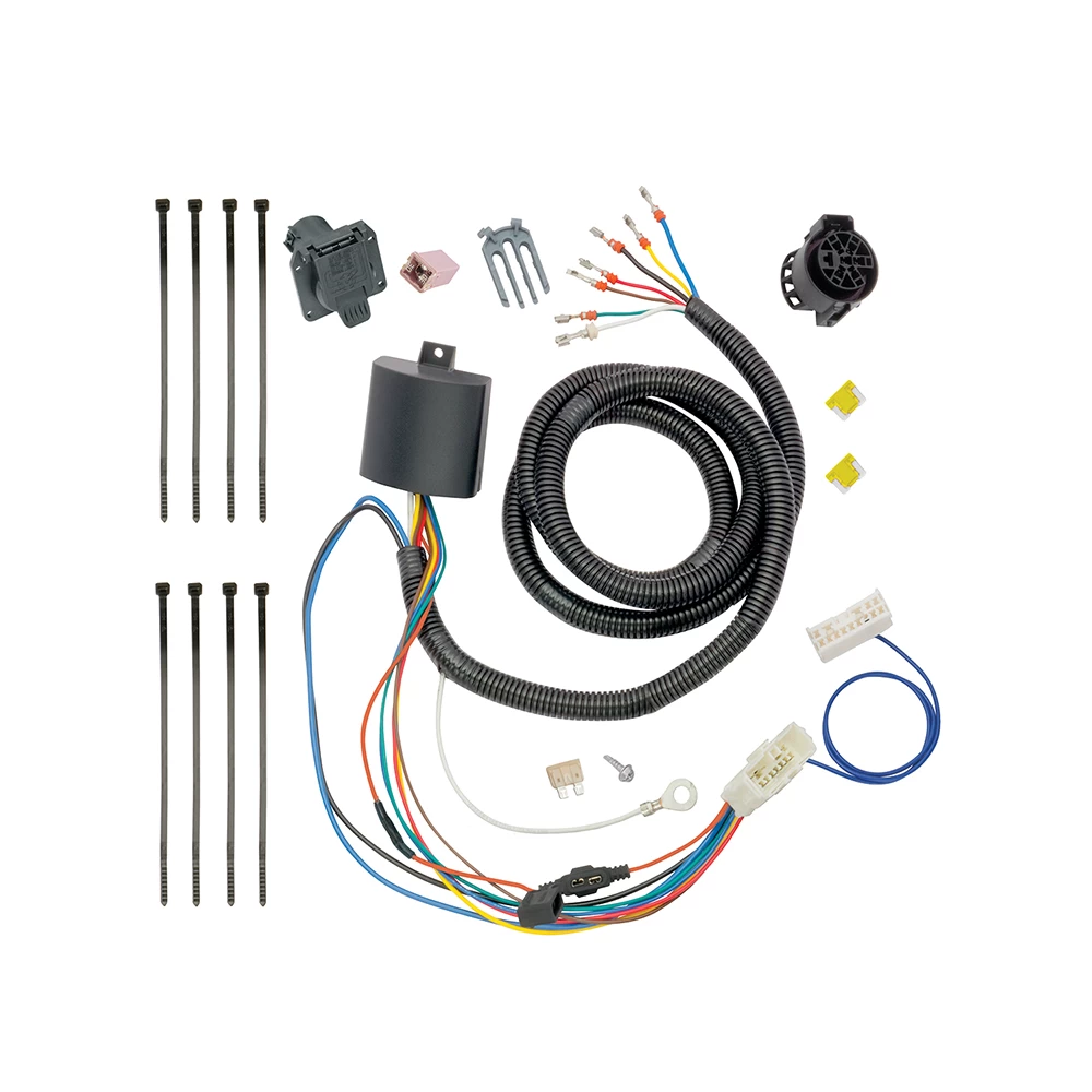 118286 2016 2017 2018 2019 2020 2021 2022 16 17 18 19 20 21 22 Pilot 0 Tekonsha Trailer Tow Wiring Harness 7-Way 7-Way RV Trailer Wiring Harness Kit For 16-22 Honda Pilot All Styles
