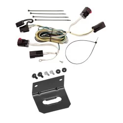 Trailer Wiring and Bracket For 04-07 Chrysler Town and Country Dodge Caravan Grand Caravan Plug & Play 4-Flat Harness