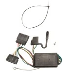 Trailer Wiring and Bracket w/ Light Tester For 04-12 Chevy Colorado GMC Canyon 06-08 Isuzu I-Series Pickup Plug & Play 4-Flat Harness