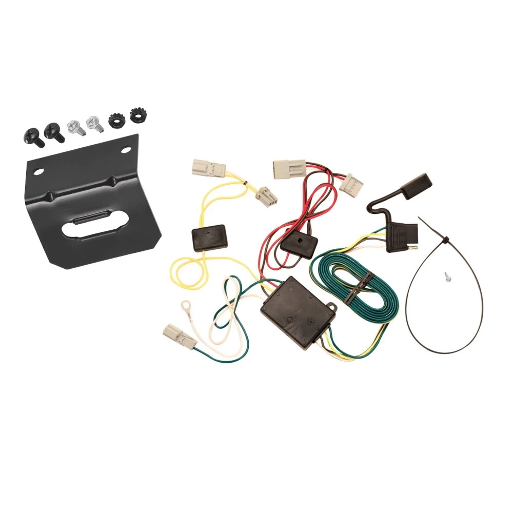 Trailer Wiring and Bracket For 09-14 Acura TSX Sedan 03-07 Honda Accord Sedan Plug & Play 4-Flat Harness