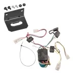 Trailer Wiring and Bracket For 04-10 Toyota Sienna 4-Flat Harness Plug Play