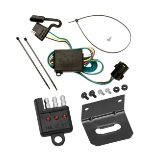 Plug and Play T-One Wiring Harness Connector 4-Flat Mounting Bracket 4-Flat Car End Tester w/ LED Display 118307 118144 20114 Tekonsha Trailer Wiring and Bracket and Light Tester 03-06 KIA Sorento All Styles 4-Flat Harness Plug Play 03 04 05 06 2003 2004 Trailer Wiring and Bracket and Light Tester For 03-06 KIA Sorento All Styles 4-Flat Harness Plug Play