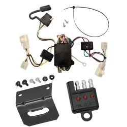 Trailer Wiring and Bracket and Light Tester For 02-06 Toyota Camry 4-Flat Harness Plug Play