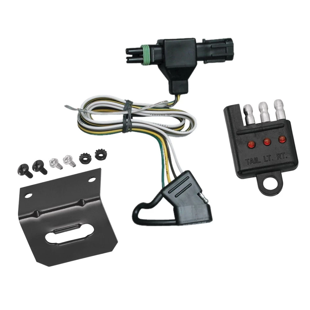 Plug and Play T-One Wiring Harness Connector 4-Flat Mounting Bracket4-Flat Car End Tester w/ LED Display 118312 118144 20114 Tekonsha Trailer Wiring and Bracket and Light Tester 85-91 Chevy Blazer Suburban GMC Jimmy C/K Pickup 91-97 Sonoma 4-Flat Harness Trailer Wiring and Bracket and Light Tester For 85-91 Chevy Blazer Suburban GMC Jimmy C/K Pickup 91-97 Sonoma 4-Flat Harness Plug Play