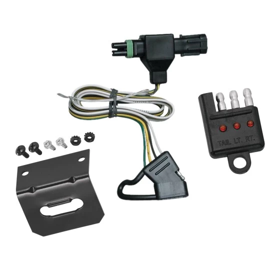 Plug and Play T-One Wiring Harness Connector 4-Flat Mounting Bracket4-Flat Car End Tester w/ LED Display 118312 118144 20114 Tekonsha Trailer Wiring and Bracket and Light Tester 85-91 Chevy Blazer Suburban GMC Jimmy C/K Pickup 91-97 Sonoma 4-Flat Harness Trailer Wiring and Bracket and Light Tester For 85-91 Chevy Blazer Suburban GMC Jimmy C/K Pickup 91-97 Sonoma 4-Flat Harness Plug Play