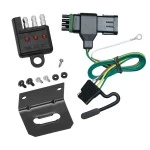 Trailer Wiring and Bracket and Light Tester For 88-00 Chevy GMC C/K 4-Flat Harness Plug Play