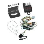 Trailer Wiring and Bracket w/ Light Tester For 97-05 Chevy Venture 99-05 Pontiac Montana 97-99 Trans Sport 97-04 Oldsmobile Silhouette Plug & Play 4-Flat Harness
