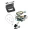 Trailer Wiring and Bracket For 97-05 Chevy Venture 99-05 Pontiac Montana 97-99 Trans Sport 97-04 Oldsmobile Silhouette Plug & Play 4-Flat Harness
