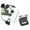 Trailer Wiring and Bracket For 1997 Jeep Wranger TJ Plug & Play 4-Flat Harness