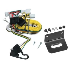 Trailer Wiring and Bracket For 97-01 Toyota Camry 4-Flat Harness Plug Play