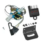 Plug and Play T-One Wiring Harness Connector 4-Flat Mounting Bracket 4-Flat Car End Tester w/ LED Display 118359 118144 20114 Tekonsha Trailer Wiring and Bracket Light Tester 98-04 Chevy S-10 GMC Sonoma 98-00 Isuzu Hombre Plug Play 4-Flat Harness 98 99 Trailer Wiring and Bracket w/ Light Tester For 98-04 Chevy S-10 GMC Sonoma 98-00 Isuzu Hombre Plug & Play 4-Flat Harness