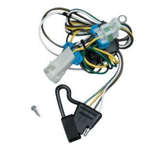 Trailer Wiring and Bracket w/ Light Tester For 98-04 Chevy S10 GMC Sonoma 98-00 Isuzu Hombre Plug & Play 4-Flat Harness