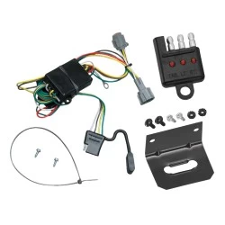 Trailer Wiring and Bracket w/ Light Tester For 98-04 Nissan Frontier Plug & Play 4-Flat Harness