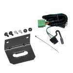 Trailer Wiring and Bracket For 99-10 Jeep Grand Cherokee 00-11 Jeep Chrysler Dodge Dakota Aspen Liberty Sprinter RAM Durango Plug & Play 4-Flat Harness