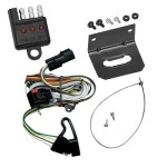 Trailer Wiring and Bracket w/ Light Tester For 01-03 Chrysler Dodge Town and Country Voyager Caravan Grand Caravan Plug & Play 4-Flat Harness