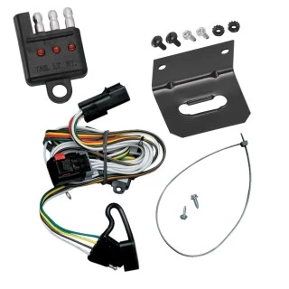 Plug and Play T-One Wiring Harness Connector 4-Flat Mounting Bracket 4-Flat Car End Tester w/ LED Display 118376 118144 20114 Tekonsha Trailer Wiring and Bracket Light Tester 01-03 Town Country Voyager Caravan Grand Caravan Plug Play 4-Flat Harness 01 02 Trailer Wiring and Bracket w/ Light Tester For 01-03 Town & Country Voyager Caravan Grand Caravan Plug & Play 4-Flat Harness