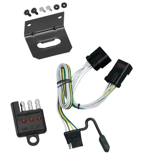 Plug and Play T-One Wiring Harness Connector 4-Flat Mounting Bracket4-Flat Car End Tester w/ LED Display 118381 118144 20114 Tekonsha Trailer Wiring and Bracket and Light Tester 00-10 Jeep Chrysler Dodge Dakota Aspen Liberty Sprinter RAM Durango w/Factory Trailer Wiring and Bracket and Light Tester For 00-10 Jeep Chrysler Dodge Dakota Aspen Liberty Sprinter RAM Durango w/Factory 7-Way 4-Flat Harness Plug Play
