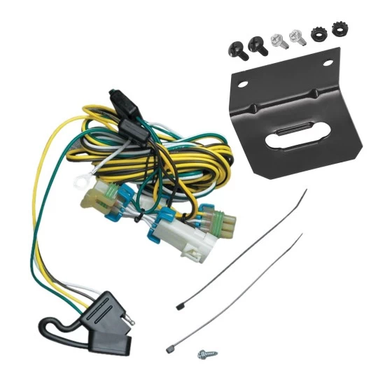 Plug and Play T-One Wiring Harness Connector 4-Flat Mounting Bracket Installation Instructions 118383 118144 Tekonsha Trailer Wiring and Bracket 02-07 Buick Rendezvous 01-05 Pontiac Aztek Plug Play 4-Flat Harness 01 02 03 04 05 06 07 2001 2002 2003 2004 2 Trailer Wiring and Bracket For 02-07 Buick Rendezvous 01-05 Pontiac Aztek Plug & Play 4-Flat Harness