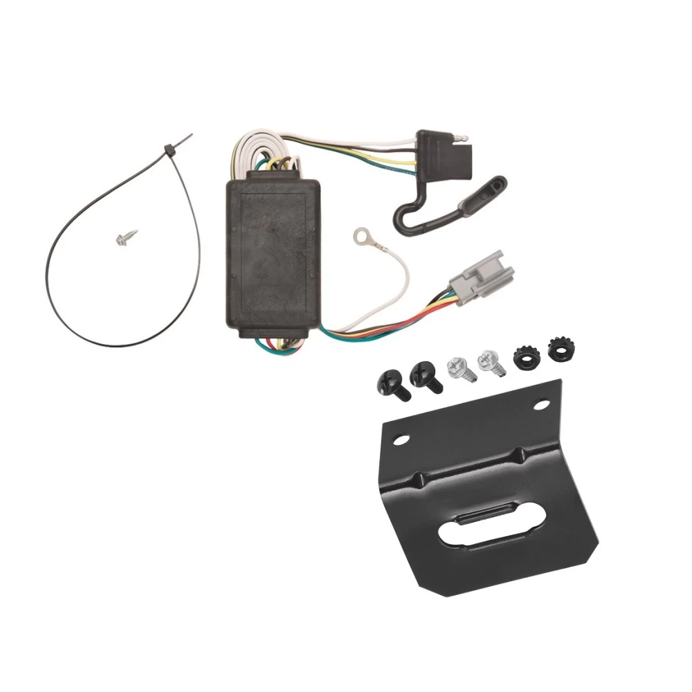 Trailer Wiring and Bracket For 05-06 Chevy Equinox 2006 Pontiac Torrent Plug & Play 4-Flat Harness