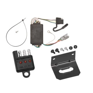 Trailer Wiring and Bracket w/ Light Tester For 05-06 Chevy Equinox 2006 Pontiac Torrent Plug & Play 4-Flat Harness