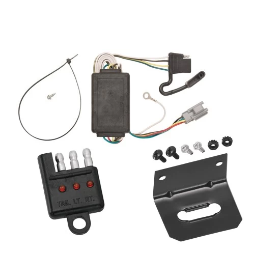 Trailer Wiring and Bracket w/ Light Tester For 05-06 Chevy Equinox 2006 Pontiac Torrent Plug & Play 4-Flat Harness