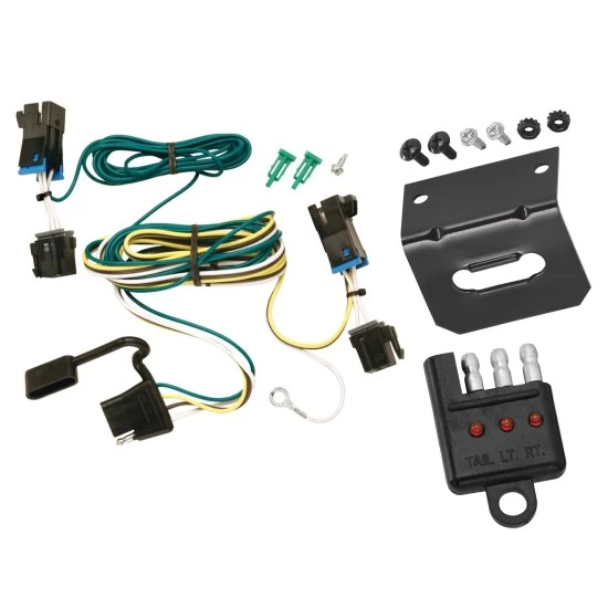 Plug and Play T-One Wiring Harness Connector 4-Flat Mounting Bracket 4-Flat Car End Tester w/ LED Display 118392 118144 20114 Tekonsha Trailer Wiring and Bracket Light Tester 03-22 Chevy Express GMC Savana 1500 2500 3500 Plug Play 4-Flat Harness 03 04 05 Trailer Wiring and Bracket w/ Light Tester For 03-24 Chevy Express GMC Savana 1500 2500 3500 Plug & Play 4-Flat Harness