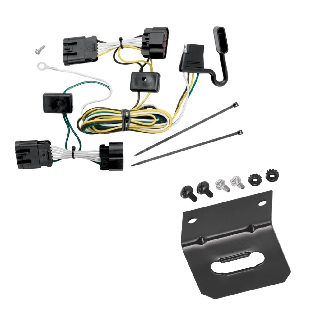 Plug and Play T-One Wiring Harness Connector 4-Flat Mounting Bracket Installation Instructions 118396 118144 Tekonsha Trailer Wiring and Bracket 05-09 Chevy Uplander 05-07 Buick Terraza Saturn Relay 05-06 Pontiac Montana Plug Play 4-Flat Harness 05 06 07 Trailer Wiring and Bracket For 05-09 Chevy Uplander 05-07 Buick Terraza Saturn Relay 05-06 Pontiac Montana Plug & Play 4-Flat Harness