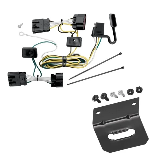 Plug and Play T-One Wiring Harness Connector 4-Flat Mounting Bracket Installation Instructions 118396 118144 Tekonsha Trailer Wiring and Bracket 05-09 Chevy Uplander 05-07 Buick Terraza Saturn Relay 05-06 Pontiac Montana Plug Play 4-Flat Harness 05 06 07 Trailer Wiring and Bracket For 05-09 Chevy Uplander 05-07 Buick Terraza Saturn Relay 05-06 Pontiac Montana Plug & Play 4-Flat Harness