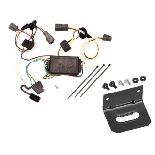 Plug and Play T-One Wiring Harness Connector 4-Flat Mounting Bracket Installation Instructions 118397 118144 Tekonsha Trailer Wiring and Bracket 05-09 Hyundai Tucson Plug Play 4-Flat Harness 05 06 07 08 09 2005 2006 2007 2008 2009 Trailer Wiring and Bracket For 05-09 Hyundai Tucson Plug & Play 4-Flat Harness